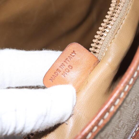 CELINE Macadam Canvas Tote Bag Pvc Beige Gold - Picture 13 of 13